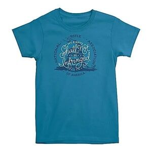 NRA Women's My Rights Shall Not Be Infringed Short Sleeve Tee EUC
